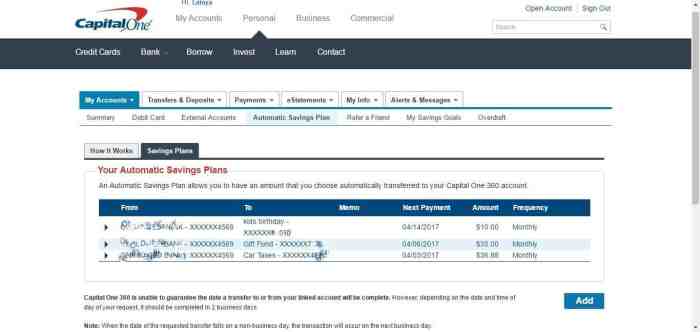 Savings plan automatic account select automate build want accounts tab screenshot below lifeandabudget